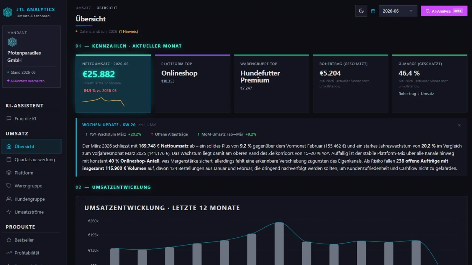 Screenshot: Overview
