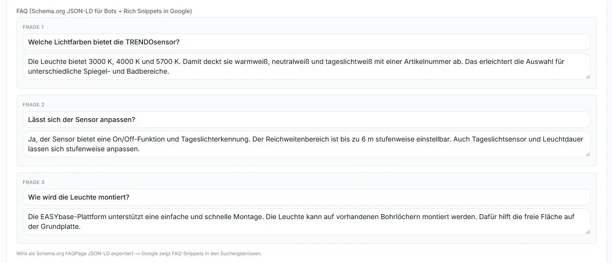 KI-gestütztes FAQ-Plugin für JTL-Shop - Review-Workflow für FAQ-Antworten